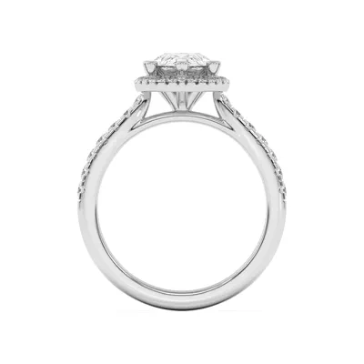 Estelle Classic Pavé Cathedral Halo Engagement Ring