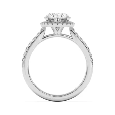 Estelle Classic Pavé Cathedral Halo Engagement Ring