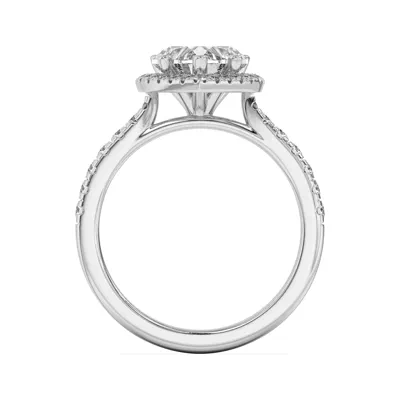 Estelle Classic Pavé Cathedral Halo Engagement Ring