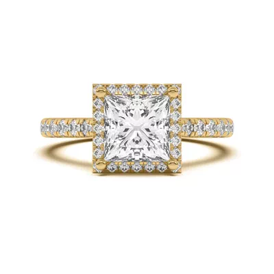Estelle Classic Pavé Cathedral Halo Engagement Ring