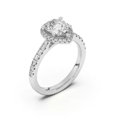 Estelle Classic Pavé Cathedral Halo Engagement Ring