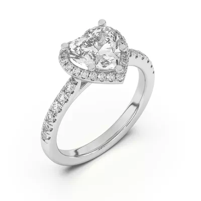 Estelle Classic Pavé Cathedral Halo Engagement Ring