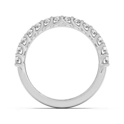 Wave Prong Pavé Band