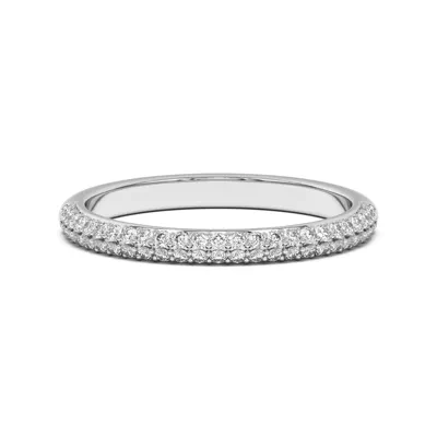 Ingrid Double Row Pavé Band