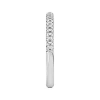 Ingrid Double Row Pavé Band