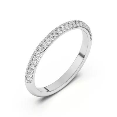 Ingrid Double Row Pavé Band