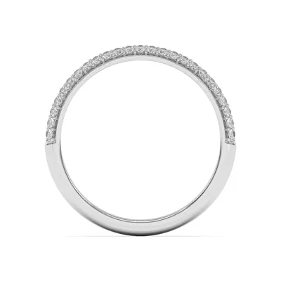 Ingrid Double Row Pavé Band
