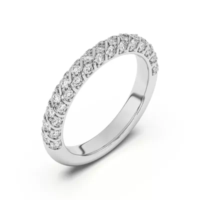 Madeline Pavé Trio Striped Band