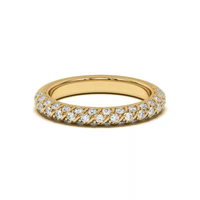 Madeline Pavé Trio Striped Band