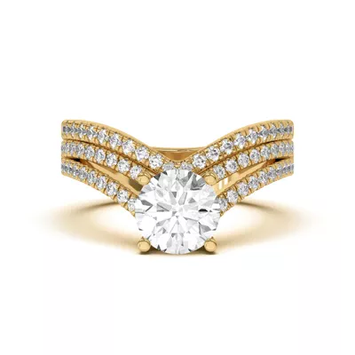 Nadine Pavé Chevron Band
