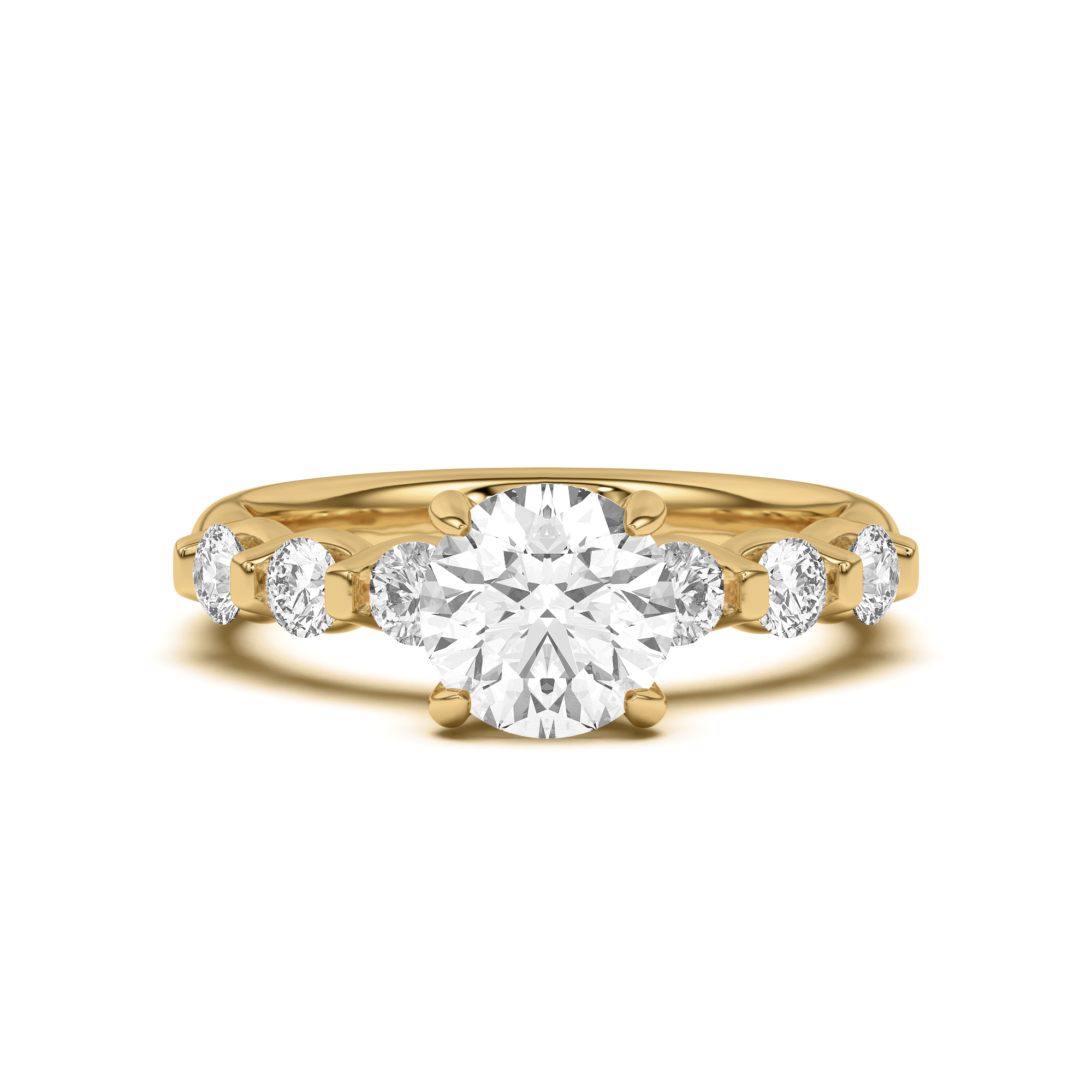Uma Graduated Diamond Engagement Ring