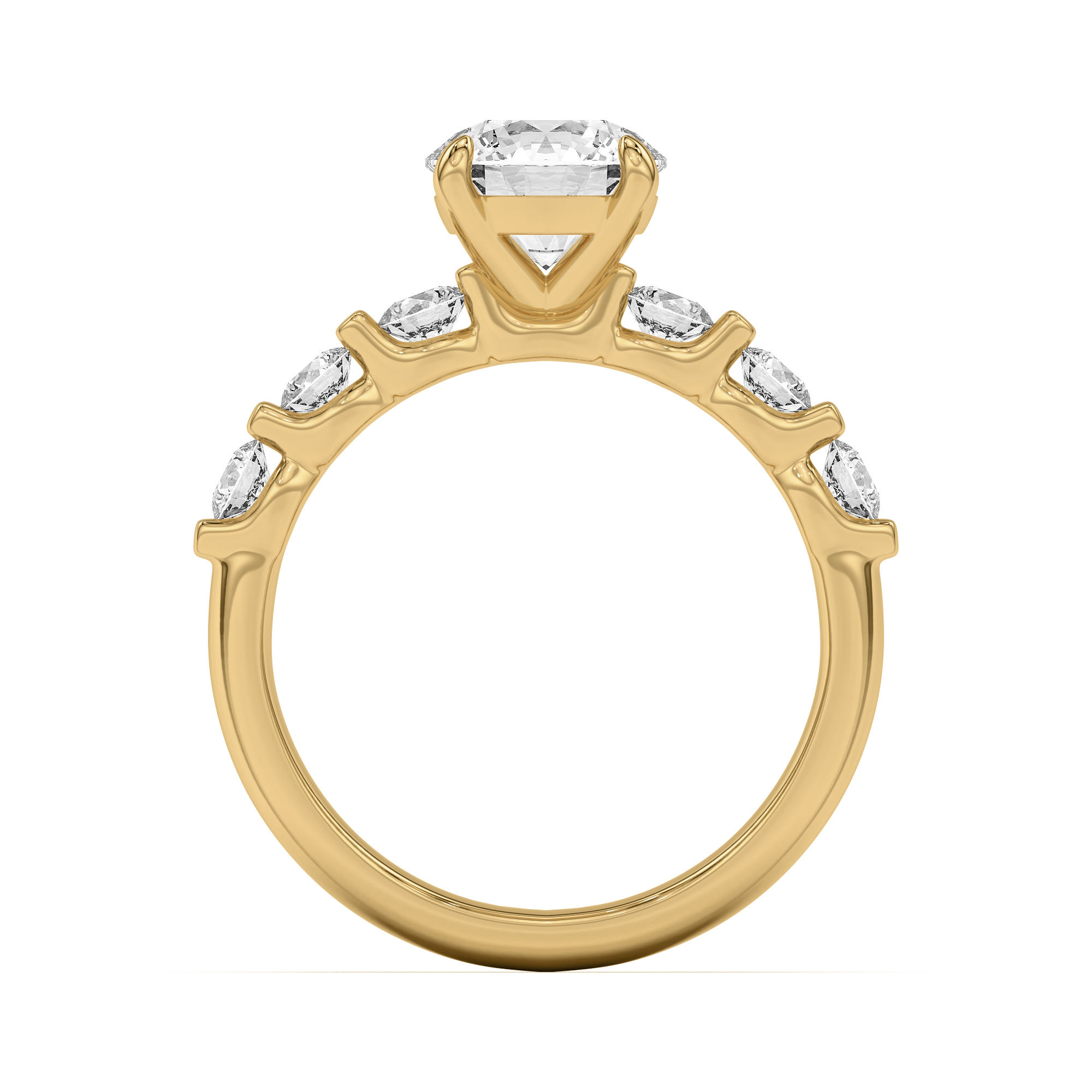 Uma Graduated Diamond Engagement Ring