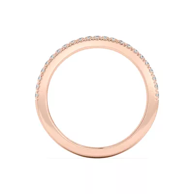 Bree Curved Pavé Band