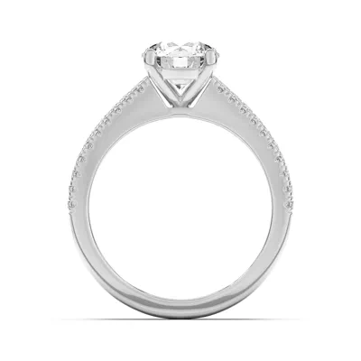 Bree Split Shank Pavé Engagement Ring