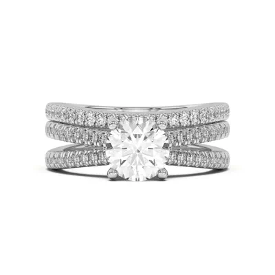 Bree Curved Pavé Band