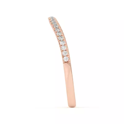 Liana Curve Pavé Band