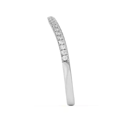 Liana Curve Pavé Band