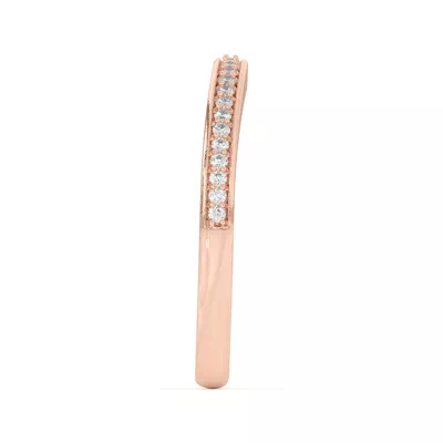 Fernanda Curved Pavé Band