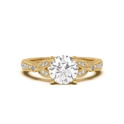 Fernanda Leaf Engagement Ring