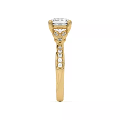 Fernanda Leaf Engagement Ring