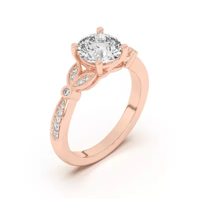 Fernanda Leaf Engagement Ring