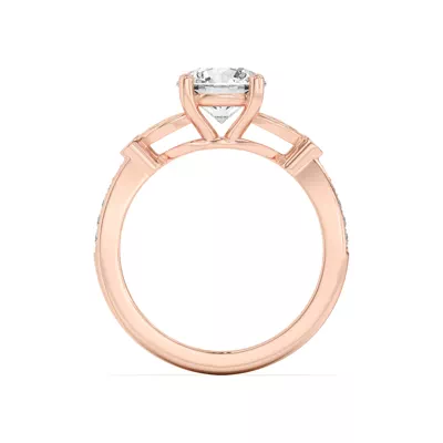 Fernanda Leaf Engagement Ring