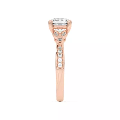 Fernanda Leaf Engagement Ring
