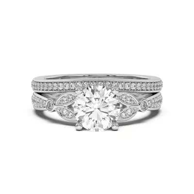Fernanda Curved Pavé Band