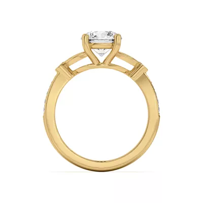 Fernanda Leaf Engagement Ring