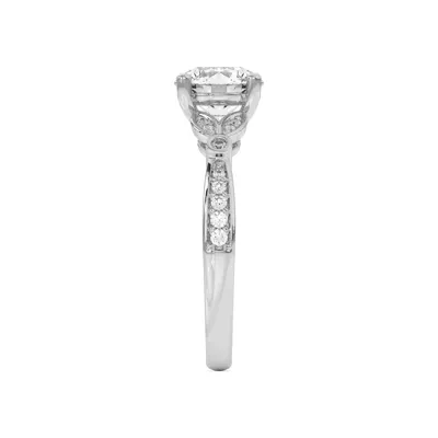 Fernanda Leaf Engagement Ring