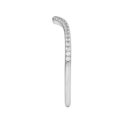 Andra Curved Pavé Band