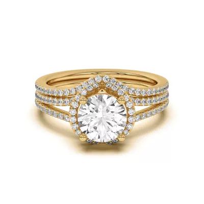 Andra Curved Pavé Band