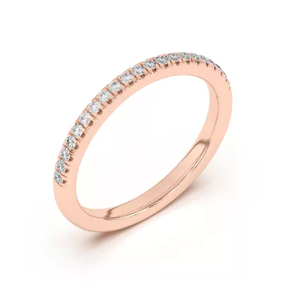 Nalani Curved Pavé Band