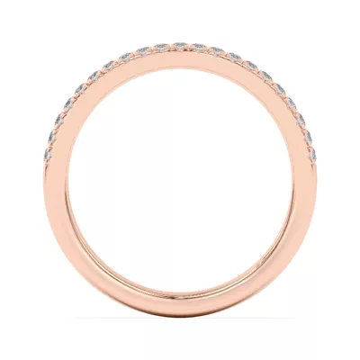 Nalani Curved Pavé Band