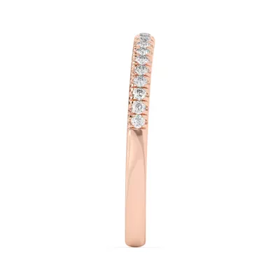 Nalani Curved Pavé Band