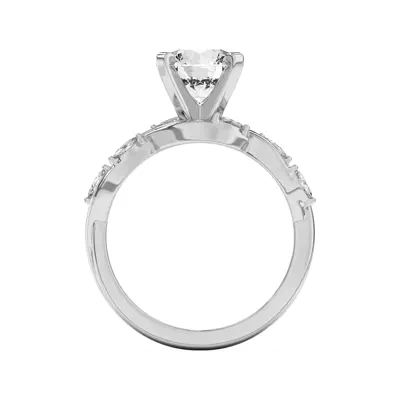 Maxime Twisted Marquise Diamond Engagement Ring