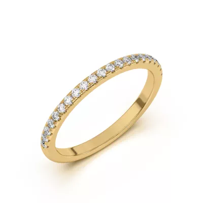 Marian Classic Pavé Band