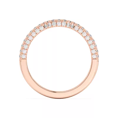 Nelly Curved Pavé Band