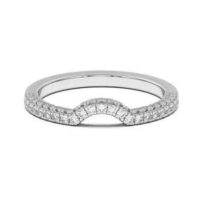 Nelly Curved Pavé Band