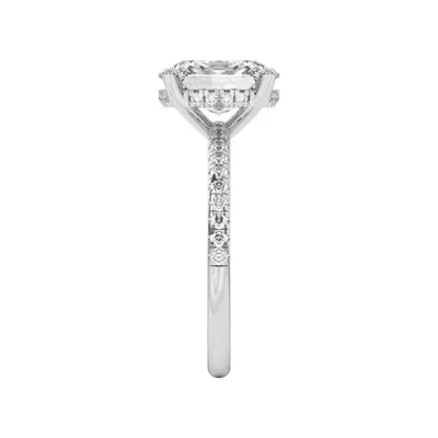 Marie Classic Hidden Halo Pavé Engagement Ring