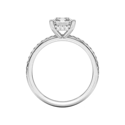 Marie Classic Hidden Halo Pavé Engagement Ring