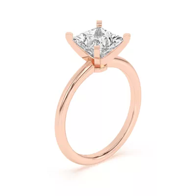Ally Classic Solitaire Engagement Ring (1.4mm)