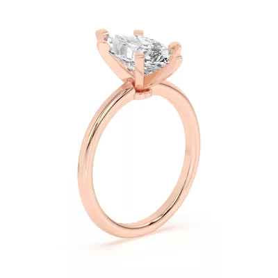 Ally Classic Solitaire Engagement Ring (1.4mm)