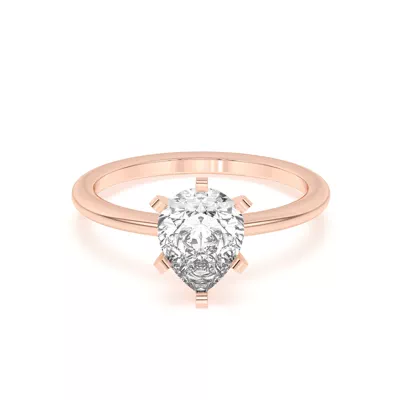 Ally Classic Solitaire Engagement Ring (1.4mm)