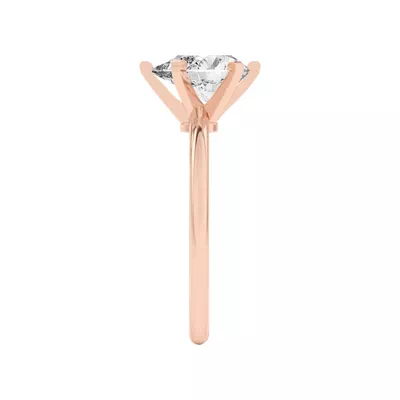Ally Classic Solitaire Engagement Ring (1.4mm)