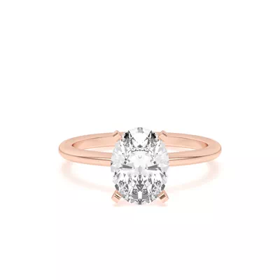 Ally Classic Solitaire Engagement Ring (1.4mm)