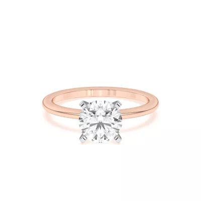 Ally Classic Two-Tone Engagement Ring (1.4mm)