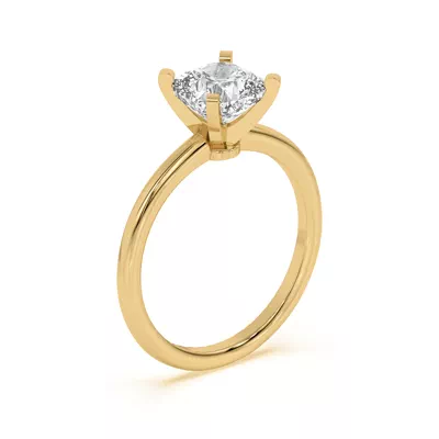 Ally Classic Solitaire Engagement Ring (1.4mm)