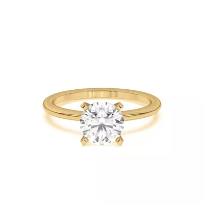 Ally Classic Solitaire Engagement Ring (1.4mm)