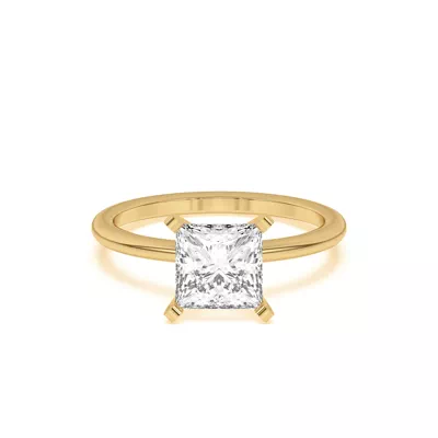 Ally Classic Solitaire Engagement Ring (1.4mm)